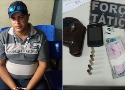 Isaías de Mineiro foi preso pela Força Tática de Picos