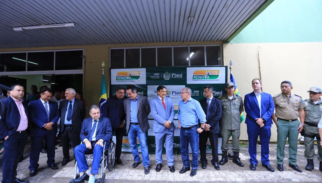 Solenidade de entrega de equipamentos no hospital da Polícia Militar