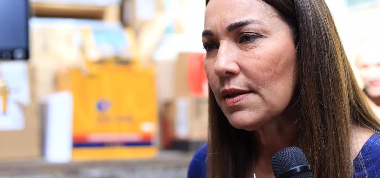 Vice-governadora Margarete Coelho durante evento de entrega de equipamentos em Teresina