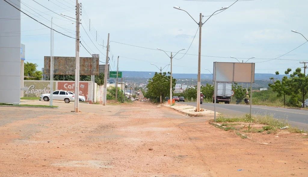 Local onde já deveria ter sido feita a pavimentação