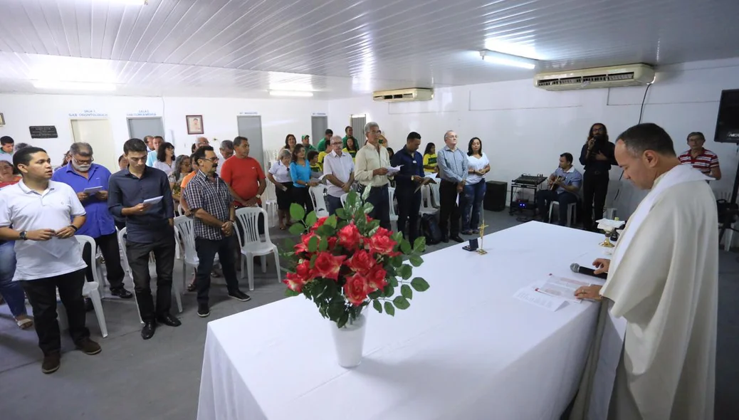 Missa de ação de graças na Nova Ceasa
