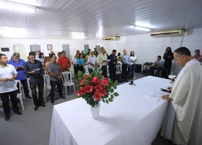 Missa de ação de graças na Nova Ceasa