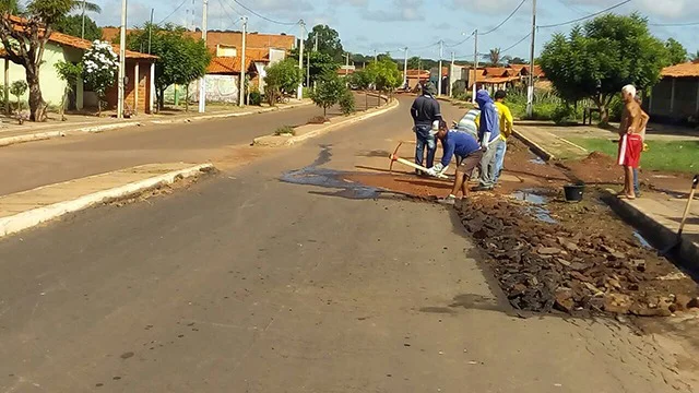 Operação Tapa-buracos em Miguel Alves