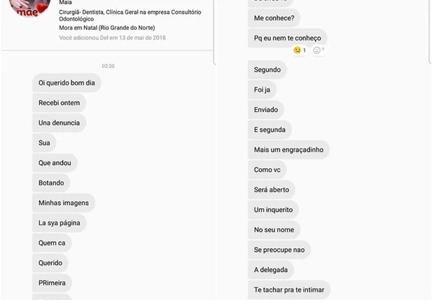 Dentista Delzuíte Macêdo ofende costureiro em rede social 