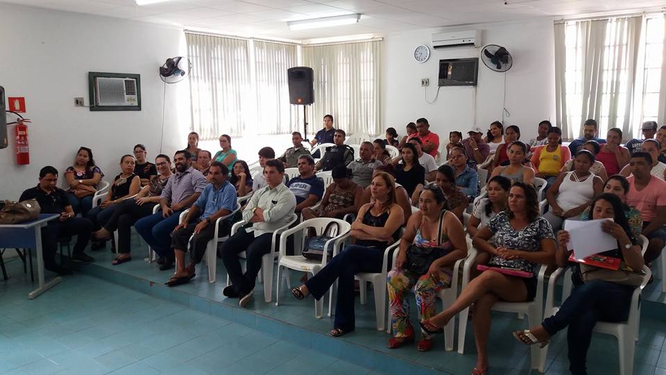 Aula inaugural do Pelotão Mirim em Esperantina