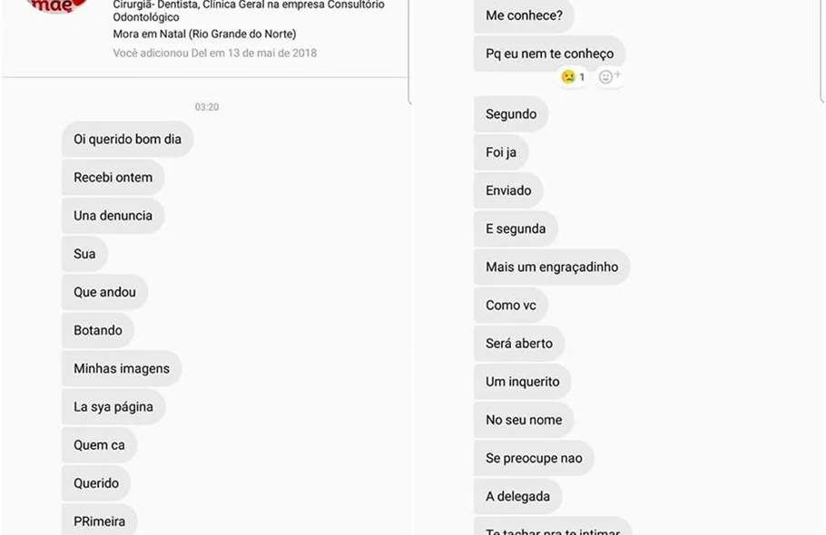 Conversa entre Delzuíte e o costureiro 