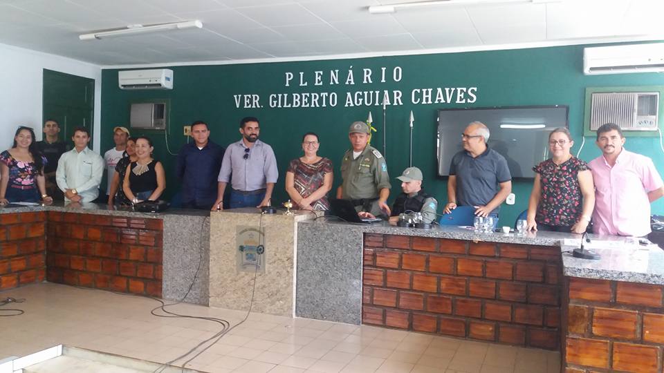 Solenidade de inauguração do Pelotão Mirim em Esperantina