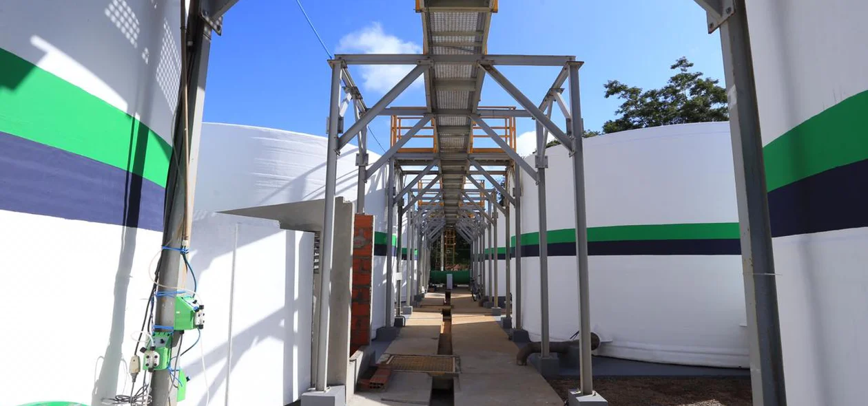 A estação de tratamento vai beneficiar cerca de doze bairros