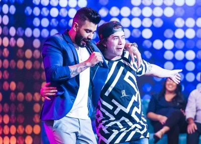 Gusttavo Lima e Whindersson Nunes no Tamanho Família