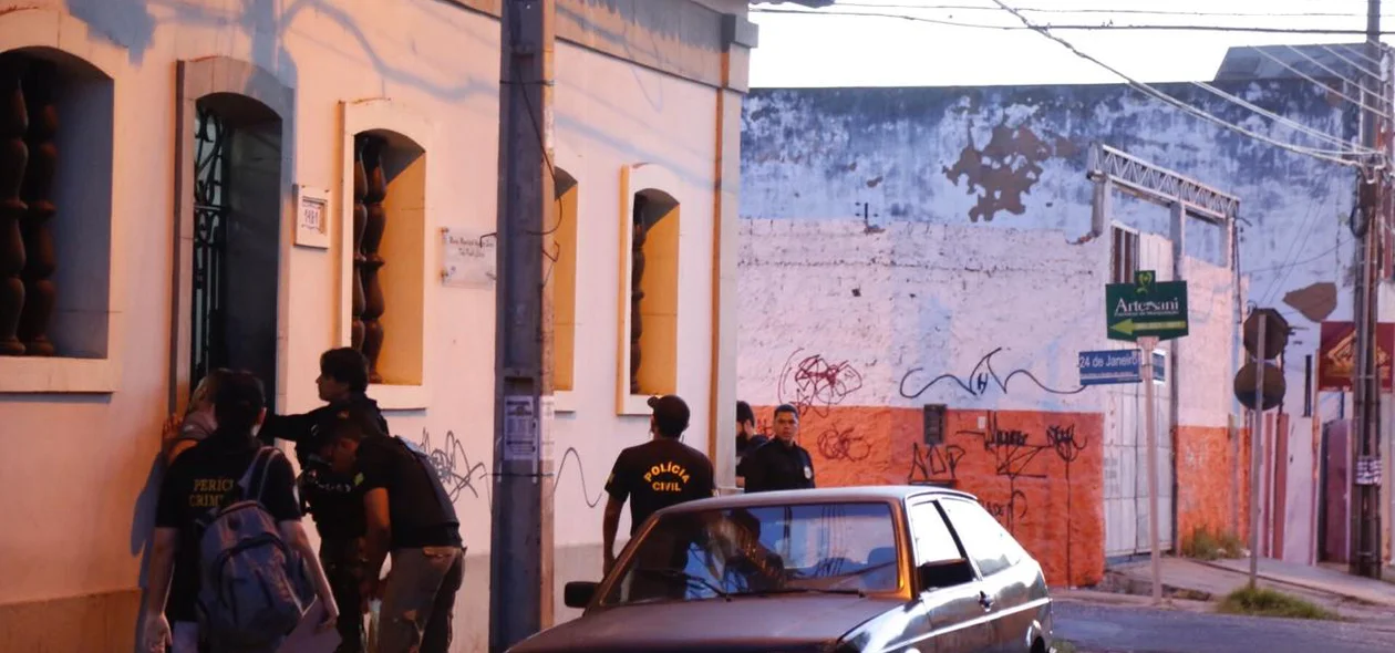 O principal alvo da operação foi preso em Parnaíba