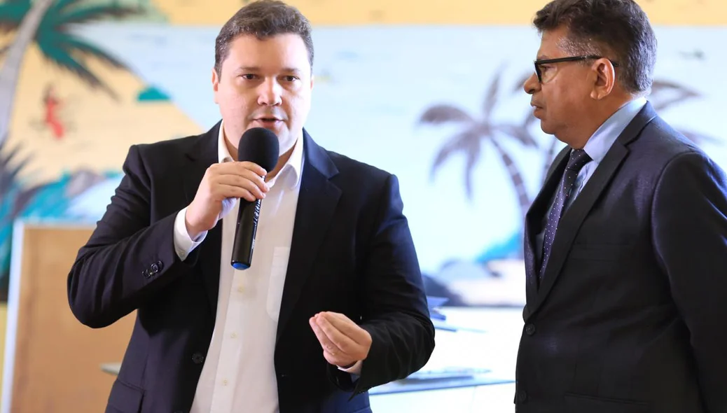 Empresário Fábio Servio durante Convenção Estadual dos ministros Evangélicos das Assembleias de Deus