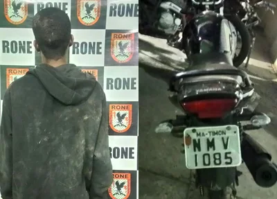 Homem é preso após roubar motocicleta na zona sul de Teresina