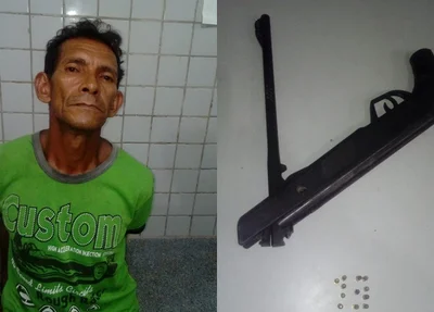 Joacir da Costa foi preso após ameaçar pessoas com uma arma de fogo no Parque Brasil III