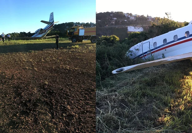 Avião do Dj Alok sai da pista em aeroporto de Juiz de Fora