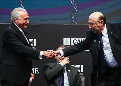Michel Temer e Henrique Meirelles