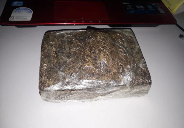 Droga apreendida pela PM