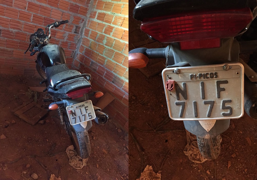 Motocicleta recuperada em Picos