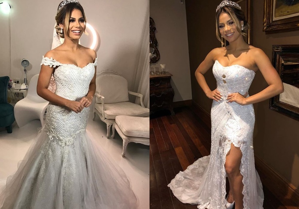 Vestidos usado por Lexa no casamento