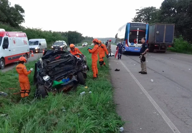 Acidente aconteceu na BR 315, no Maranhão e deixou cinco mortos