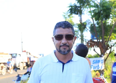 Edvan Ferreira, representante dos caminhoneiros