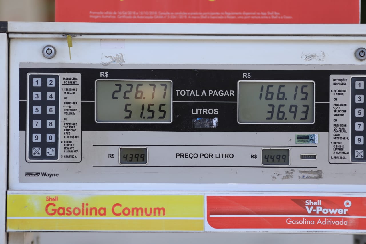 Valor da gasolina em Teresina