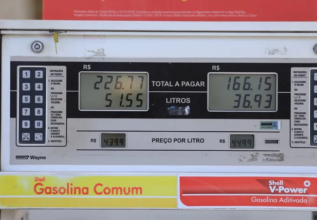 Valor da gasolina em Teresina