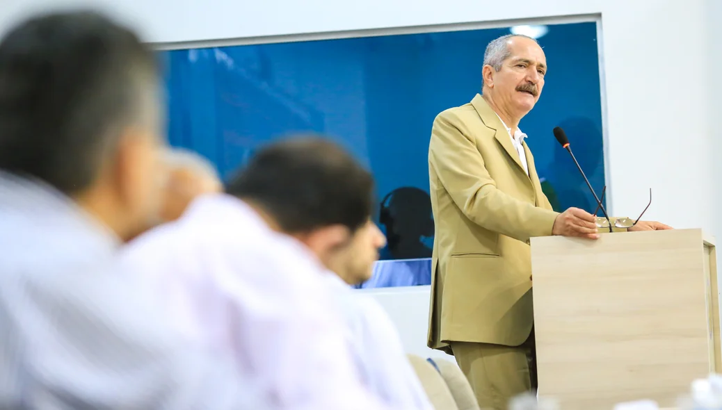 Aldo Rebelo em seu pronunciamento
