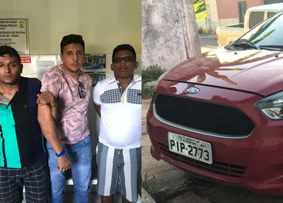 Homens presos em união