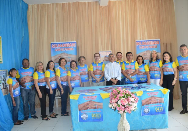 Equipe de organização da Caminhada.