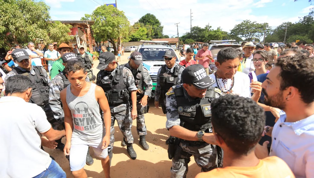Manifestação no Terminal de Petróleo de Teresina