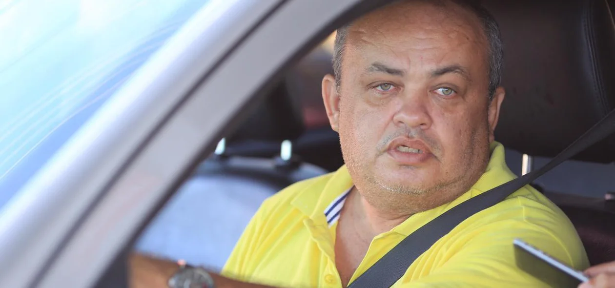 Sávio, motorista que passou mais de duas horas para conseguir abastecer o seu carro