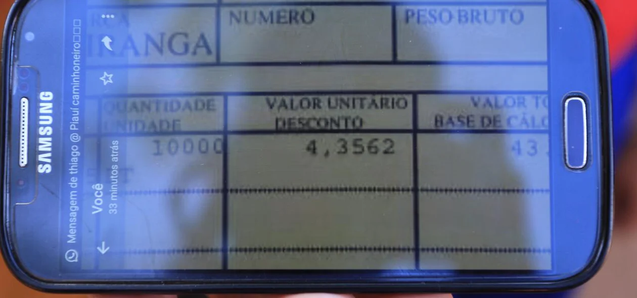 Valor do diesel no Terminal de Petróleo