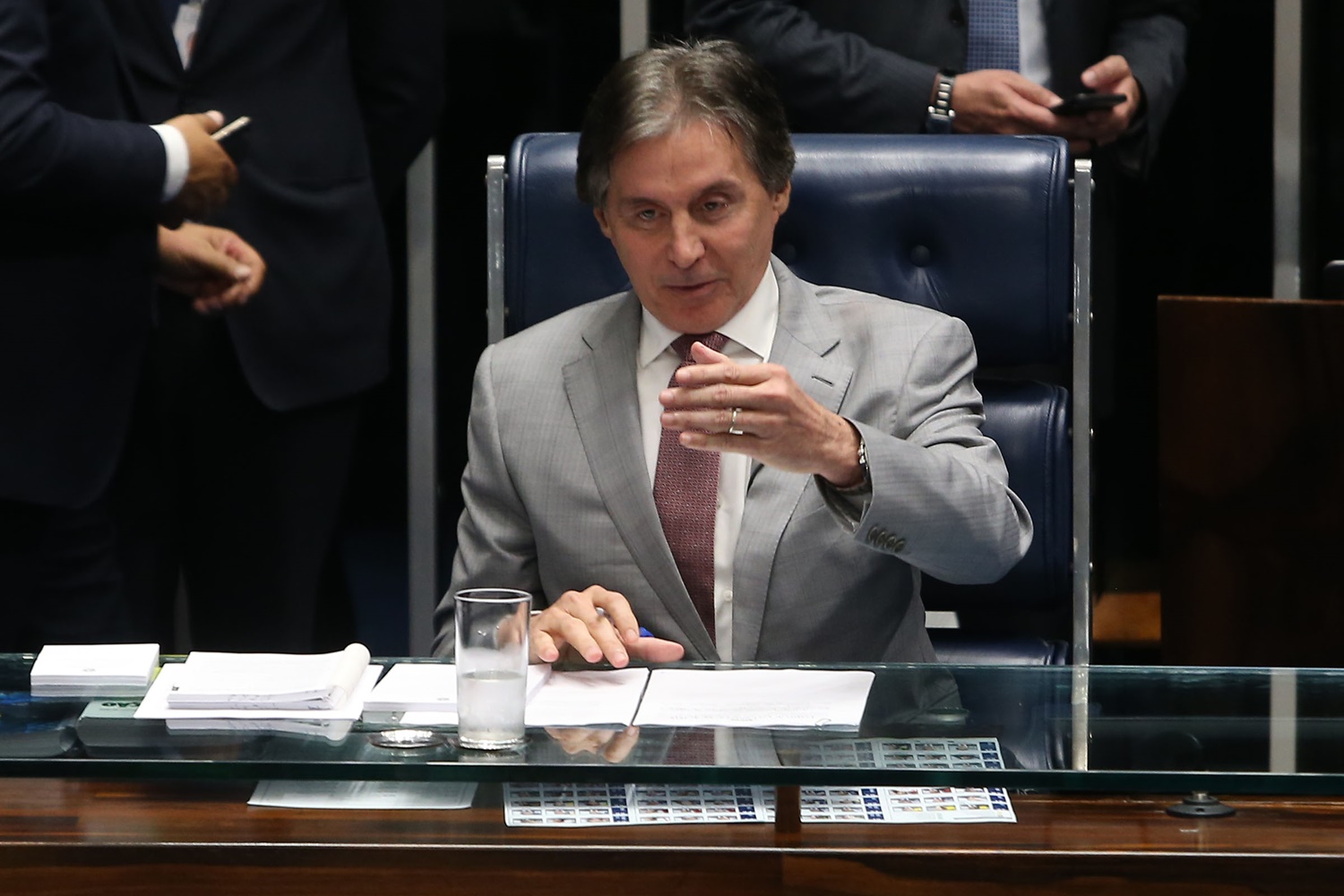 Eunício Oliveira, presidente do Senado