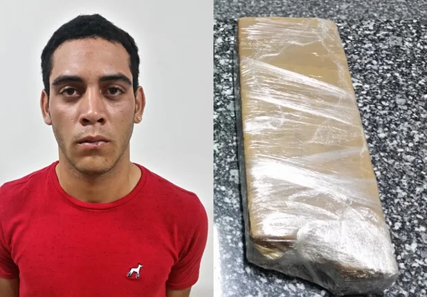 Felipe Augusto de Holanda Silva, vulgo “Felipe Maconha” foi preso por tráfico de drogas