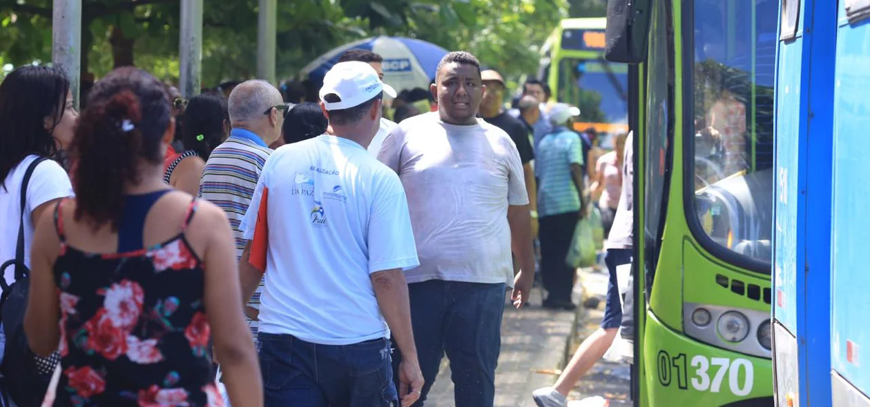 Paralisação dos motoristas de ônibus em Teresina