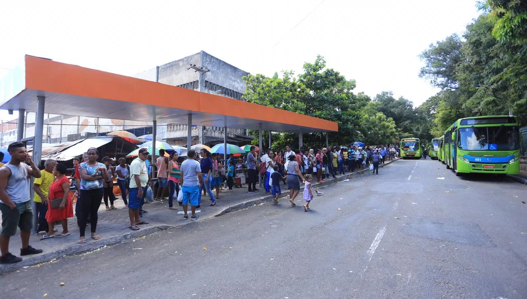 Usuários do transporte público de Teresina