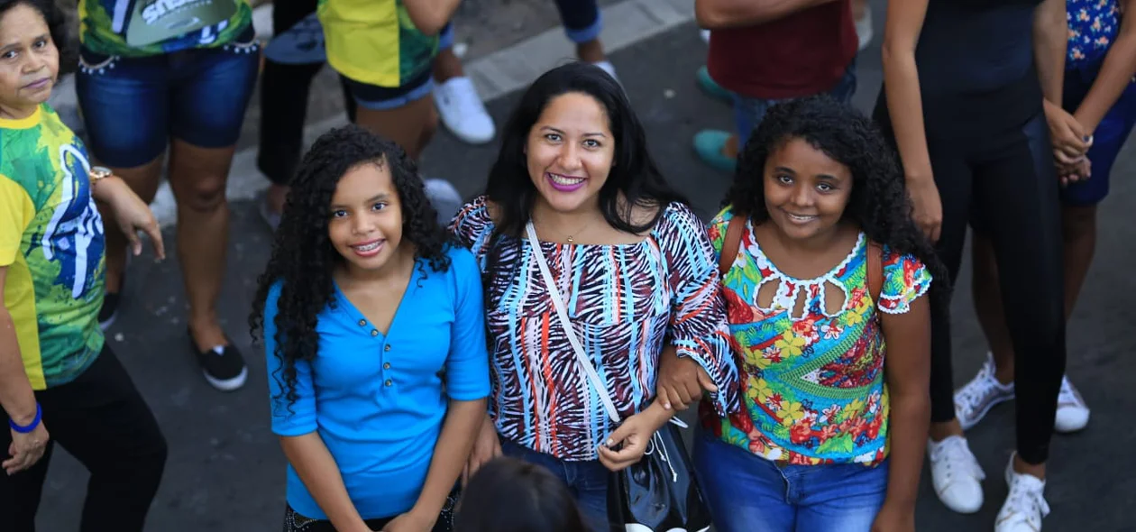 Adultos e crianças marcaram presença no evento
