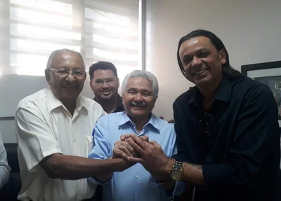 Dr. Pessoa, Elmano Férrer e Frank Aguar