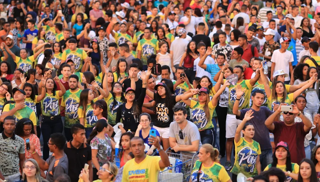 Multidão na 17º Marcha para Jesus