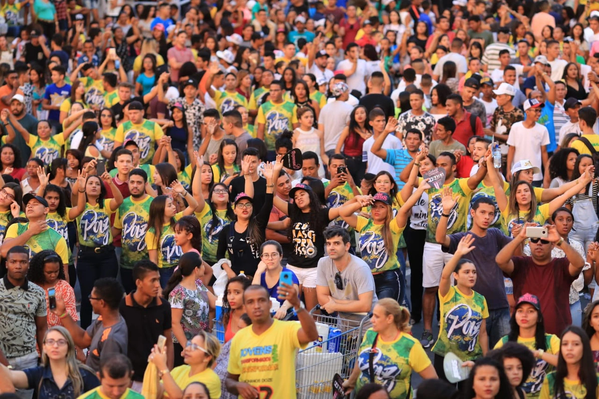 Multidão na 17º Marcha para Jesus