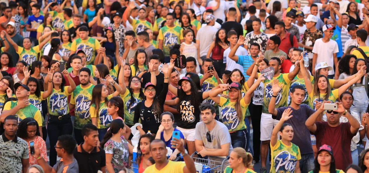 Multidão na 17º Marcha para Jesus