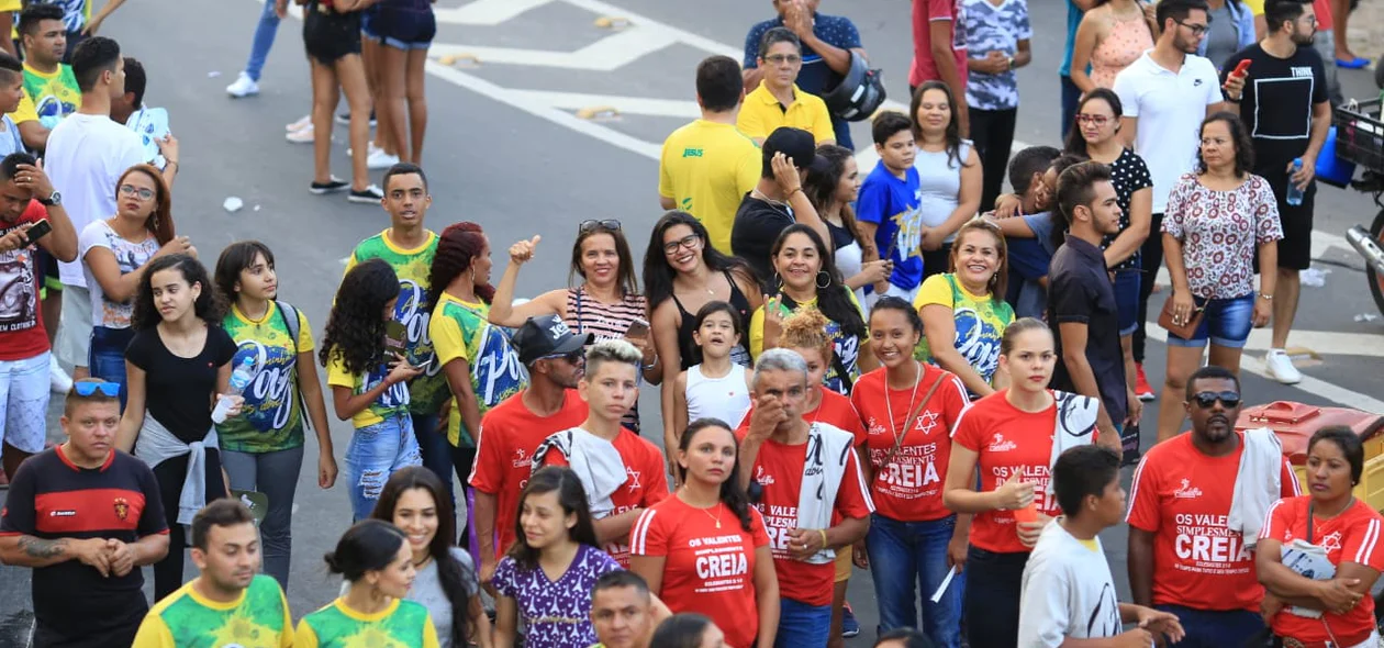 O trajeto ocorreu até a Ponte Estaiada