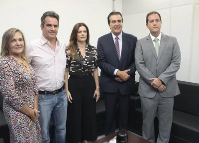 Ciro Nogueira em reunião com Rafael Neiva e Ministro da Saúde