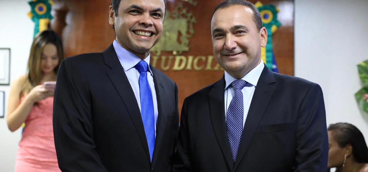 Presidente da APPM, Gil Carlos e o desembargador Erivan Lopes