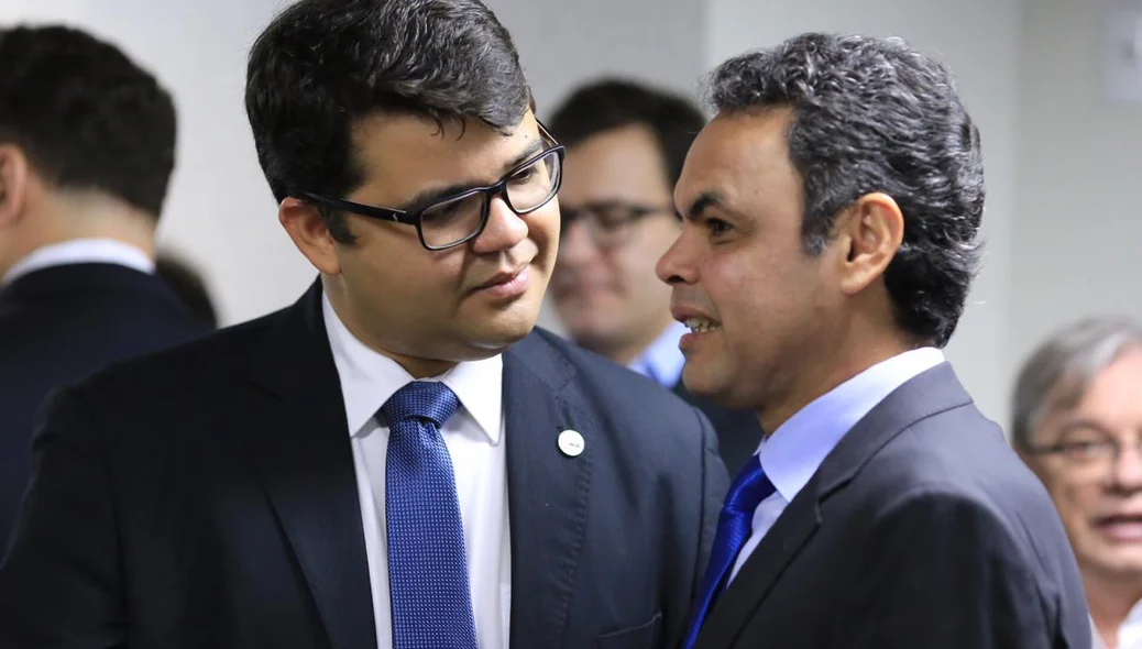 Presidente da OAB-PI, Chico Lucas e o presidente da APPM, Gil Carlos