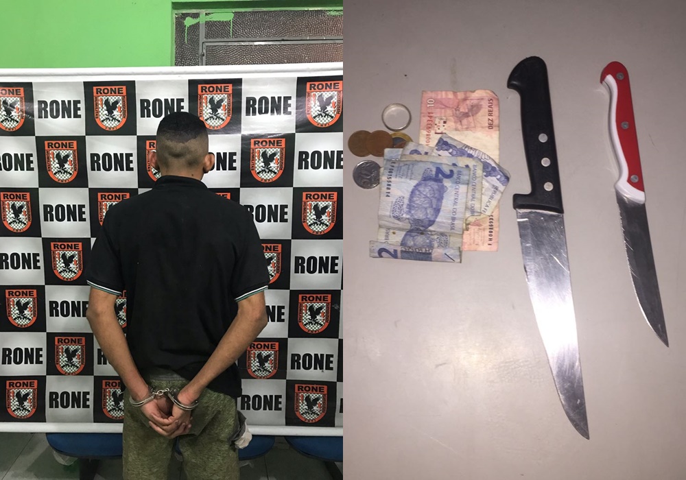Valdenilson Lima dos Santos foi preso em flagrante por roubo de carro