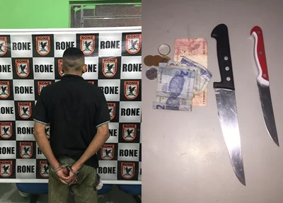 Valdenilson Lima dos Santos foi preso em flagrante por roubo de carro
