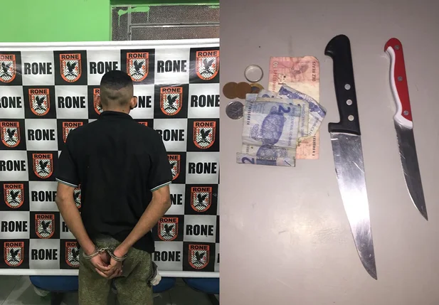 Valdenilson Lima dos Santos foi preso em flagrante por roubo de carro