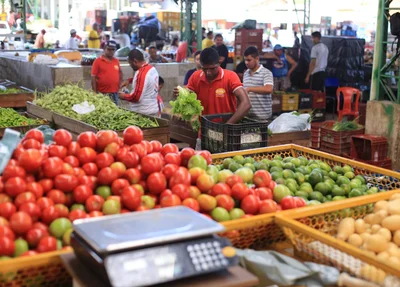 Verduras na Nova Ceasa em Teresina