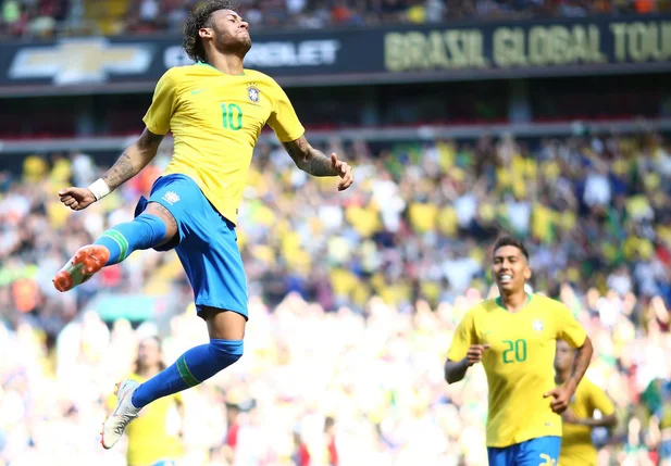 Neymar comemora Gol 